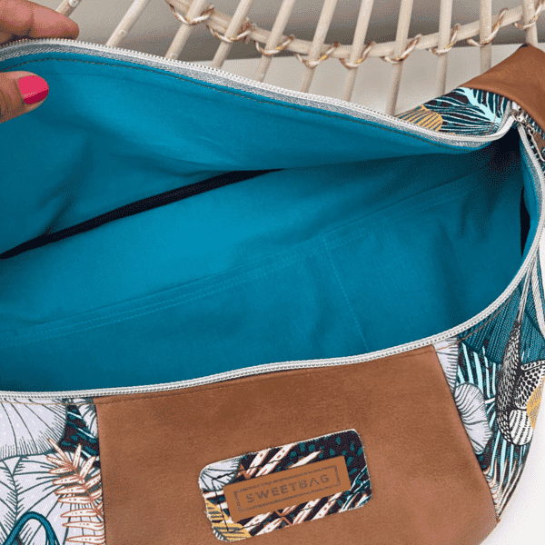 sac-banane-turquoise-camel-fait-main-sweetbag